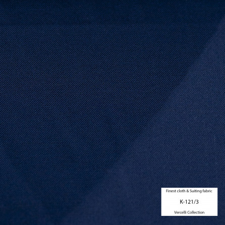 K121/3 Vercelli VII - 95% Wool - Xanh navy
